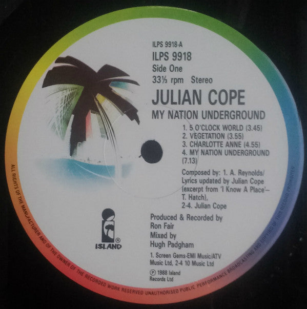 Julian Cope : My Nation Underground (LP, Album)