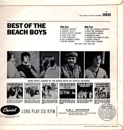 The Beach Boys : Best Of The Beach Boys (LP, Comp, Mono)