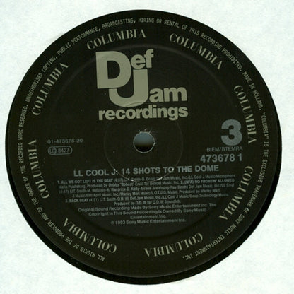 LL Cool J : 14 Shots To The Dome (2xLP, Album, Gat)