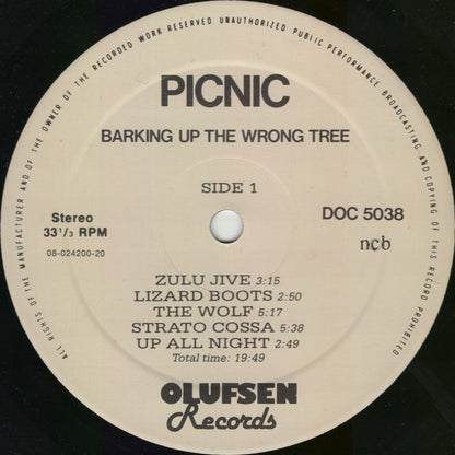 Picnic : Barking Up The Wrong Tree (LP, Album)