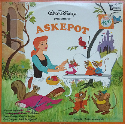 Various : Walt Disney's Præsenterer Fortællingen Om Askepot (LP)