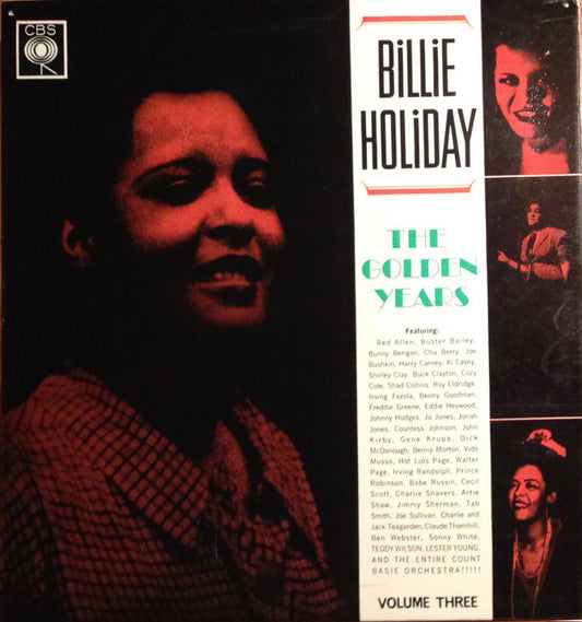 Billie Holiday : The Golden Years Volume Three (LP, Comp, Mono)