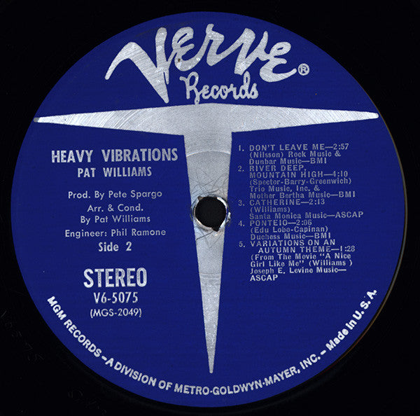 Patrick Williams : Heavy Vibrations (LP, Album)