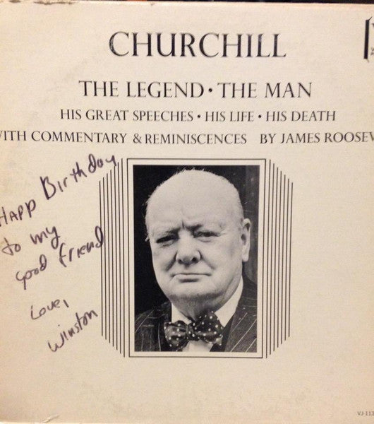 James Roosevelt : Churchill - The Legend, The Man (LP, Album, Mono)