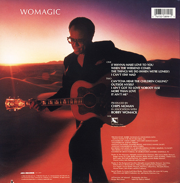 Bobby Womack : Womagic (LP, Album, Glo)