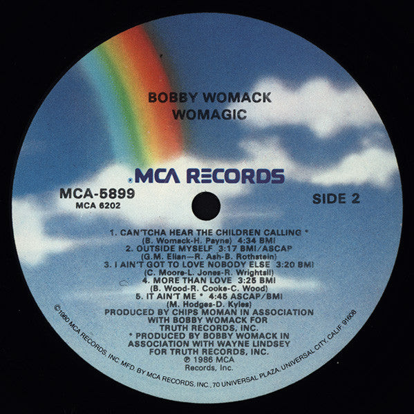 Bobby Womack : Womagic (LP, Album, Glo)