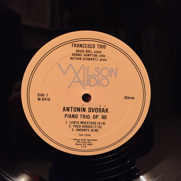 Antonín Dvořák - Francesco Trio : Trio In E Minor, Op. 90, The "Dumky" (LP, Album)