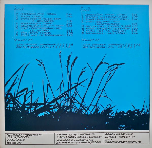 Erik Svensson (5) Og Åge Skjelborg : Havsprøjt Og Fattigmandstrøst (LP, Album)