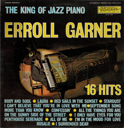 Erroll Garner : The King Of Jazz Piano - 16 Hits (LP, Comp)