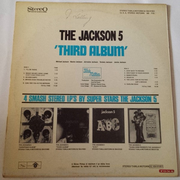 The Jackson 5 : Third Album (LP, Album)