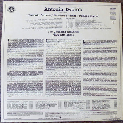 Antonín Dvořák, The Cleveland Orchestra, George Szell : Slavonic Dances (LP, Album)