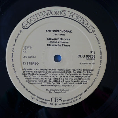 Antonín Dvořák, The Cleveland Orchestra, George Szell : Slavonic Dances (LP, Album)