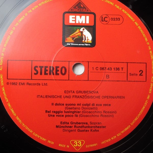 Edita Gruberova : French & Italian Opera Arias (LP, Gat)