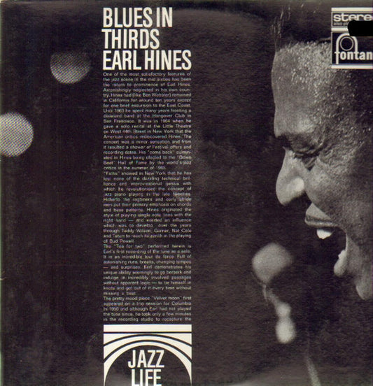 Earl Hines : Blues In Thirds (LP, Album)