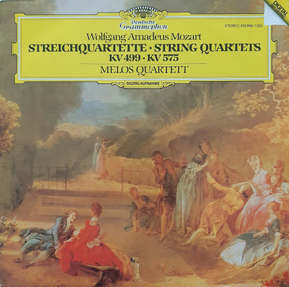 Wolfgang Amadeus Mozart, Melos Quartett : Streichquartette = String Quartets KV 499 · KV 575 (LP)