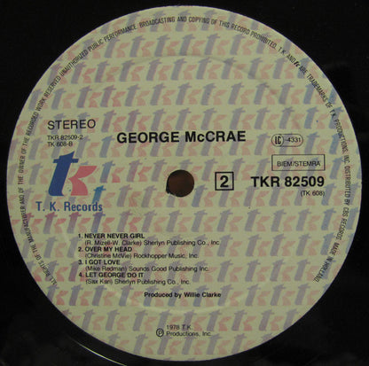 George McCrae : George McCrae (LP, Album)