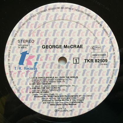 George McCrae : George McCrae (LP, Album)