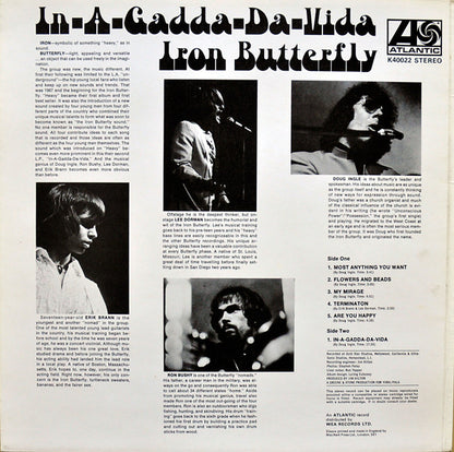 Iron Butterfly : In-A-Gadda-Da-Vida (LP, Album, RE)