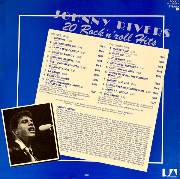 Johnny Rivers : 20 Rock'n'roll Hits (LP, Comp)