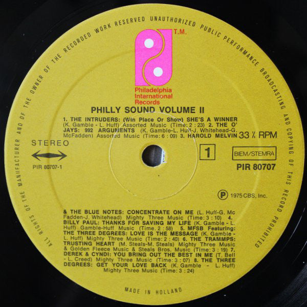 Various : Philly Sound (Volume 2) (LP, Comp)