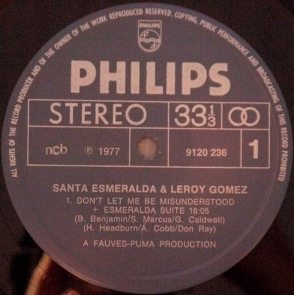 Santa Esmeralda Starring Leroy Gomez : Don't Let Me Be Misunderstood (LP, Album)