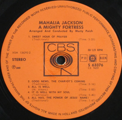 Mahalia Jackson : A Mighty Fortress (LP, Album)