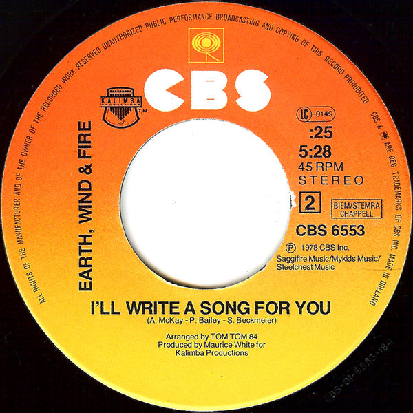 Earth, Wind & Fire : Got To Get You Into My Life (7", Single)