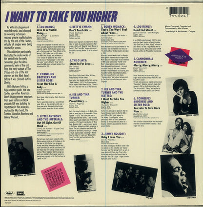 Various : "I Want To Take You Higher" - American Soul 1966-1972 (LP, Comp)