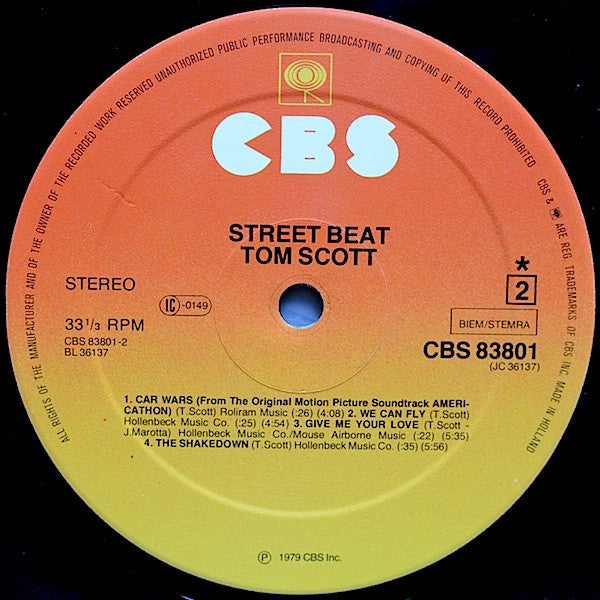 Tom Scott : Street Beat (LP, Album)