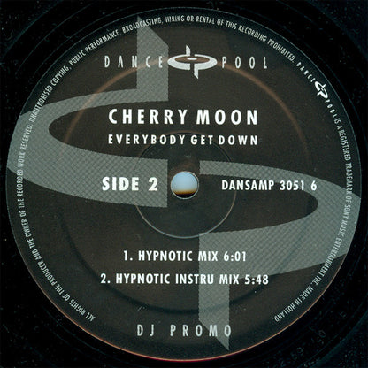 Cherry Moon : Everybody Get Down (12", Promo)