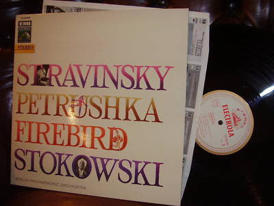 Igor Stravinsky, Leopold Stokowski, Berliner Philharmoniker : Feuervogel / Petruschka (LP)