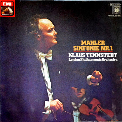 Gustav Mahler, Klaus Tennstedt, London Philharmonic Orchestra : Sinfonie Nr. 1 (LP, Album, Quad)