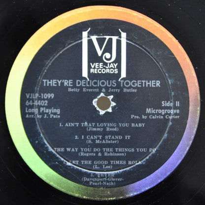 Betty Everett & Jerry Butler : Delicious Together (LP, Album, Mono, ARP)