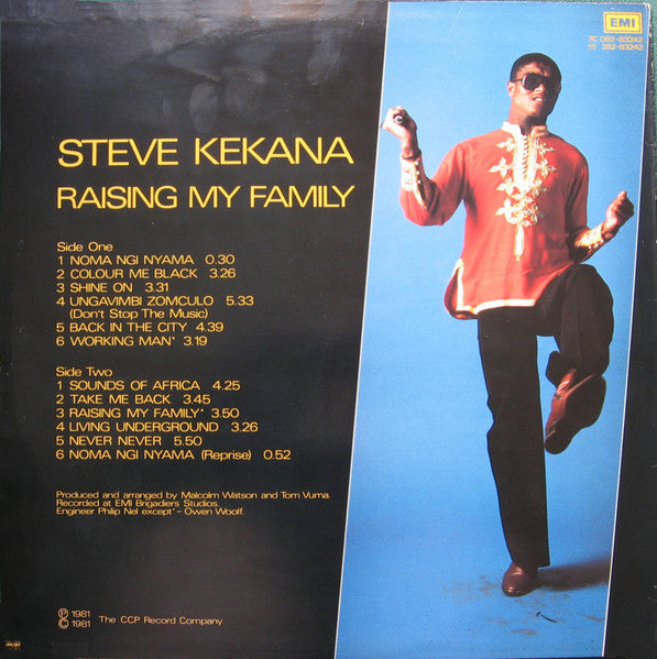 Steve Kekana : Raising My Family (LP, Album)