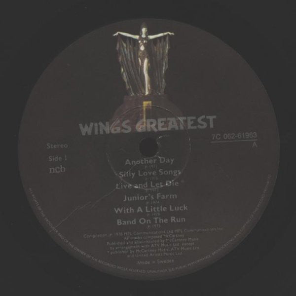 Wings (2) : Wings Greatest (LP, Comp)