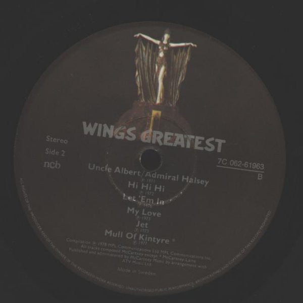 Wings (2) : Wings Greatest (LP, Comp)