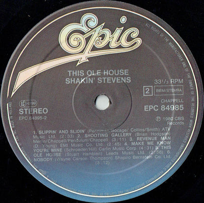 Shakin' Stevens : This Ole House (LP, Album)