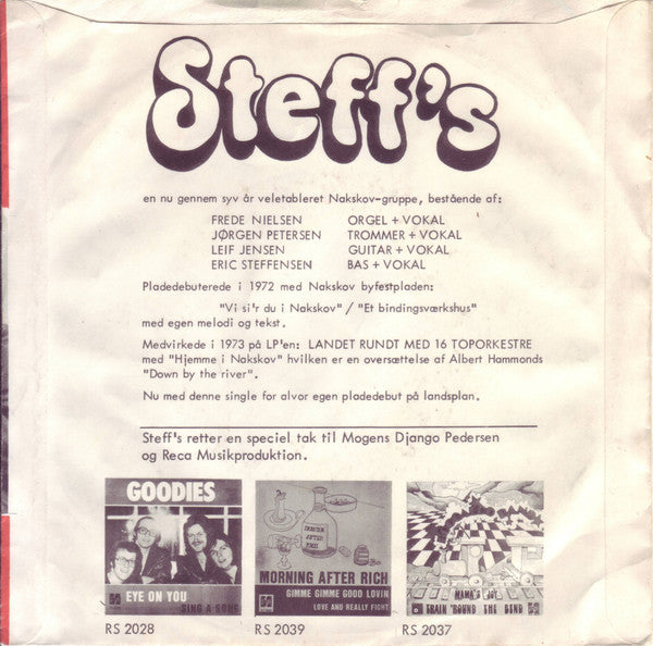 Steff's : Stille Regn / Jeg Lever (7")