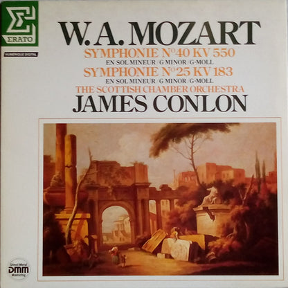 Wolfgang Amadeus Mozart, Scottish Chamber Orchestra, James Conlon : Symphonie N° 40 KV 550 / Symphonie N° 25 KV 183 (LP, Gat)