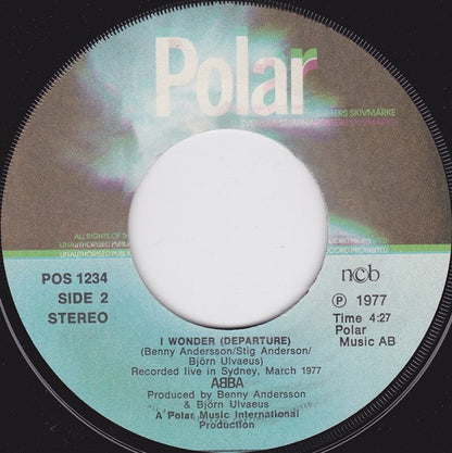 ABBA : The Name Of The Game / I Wonder (Departure) (7", Single, Lar)