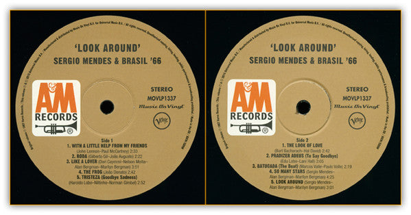 Sérgio Mendes & Brasil '66 : Look Around (LP, Album, RE)