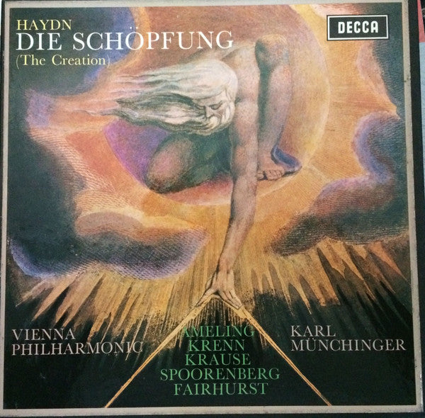 Joseph Haydn - Wiener Philharmoniker, Elly Ameling, Werner Krenn, Tom Krause, Erna Spoorenberg, Robin Fairhurst, Karl Münchinger : Die Schöpfung (The Creation) (2xLP, Album + Box)