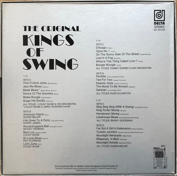Various : The Original Kings Of Swing (3xLP, Comp)