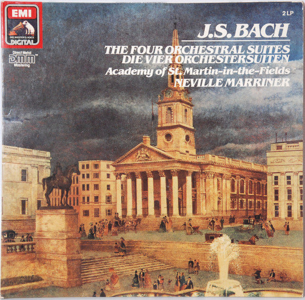 Johann Sebastian Bach - The Academy Of St. Martin-in-the-Fields, Sir Neville Marriner : The Four Orchestral Suites / Die Vier Orchestersuiten (2xLP, Album, Gat)