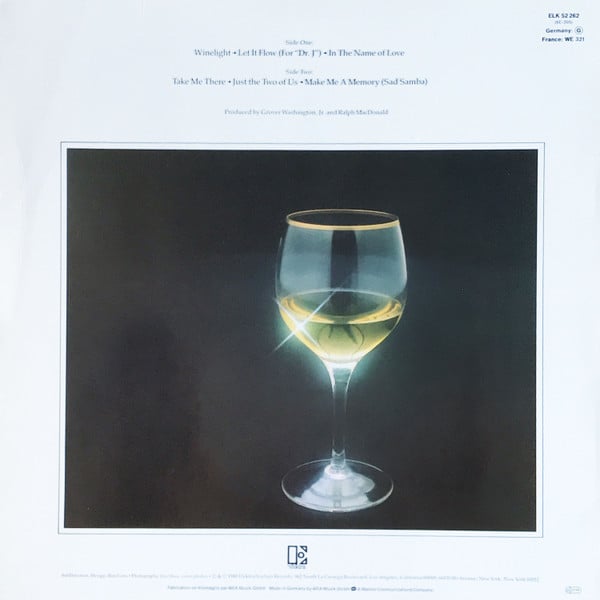 Grover Washington, Jr. : Winelight (LP, Album, RE)