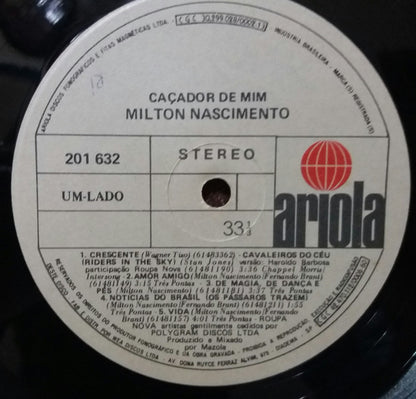 Milton Nascimento : Caçador De Mim (LP, Album)