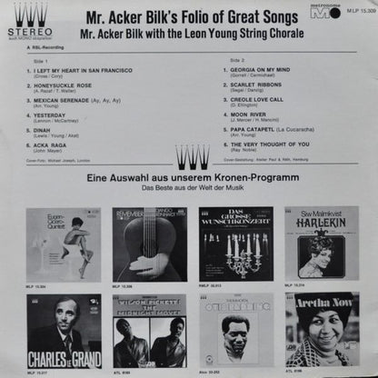 Acker Bilk : Mr. Acker Bilk's Folio Of Great Songs (LP, Album)