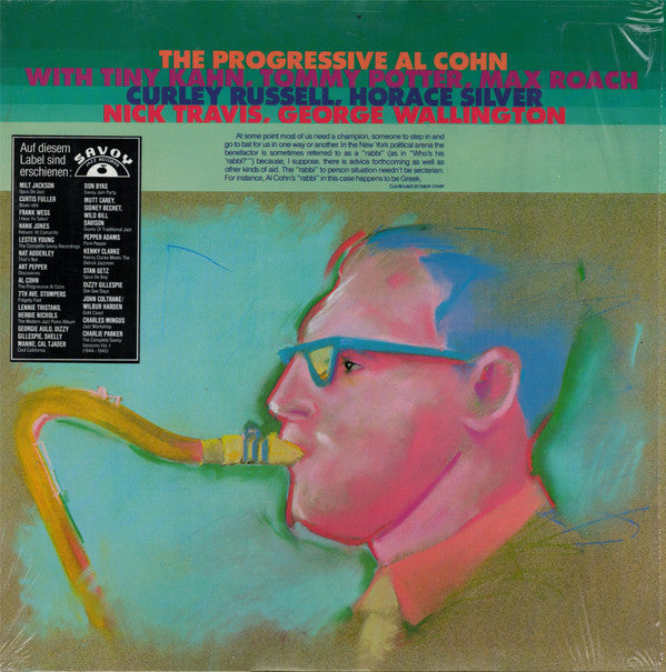 Al Cohn : The Progressive Al Cohn (LP, Album, RE)