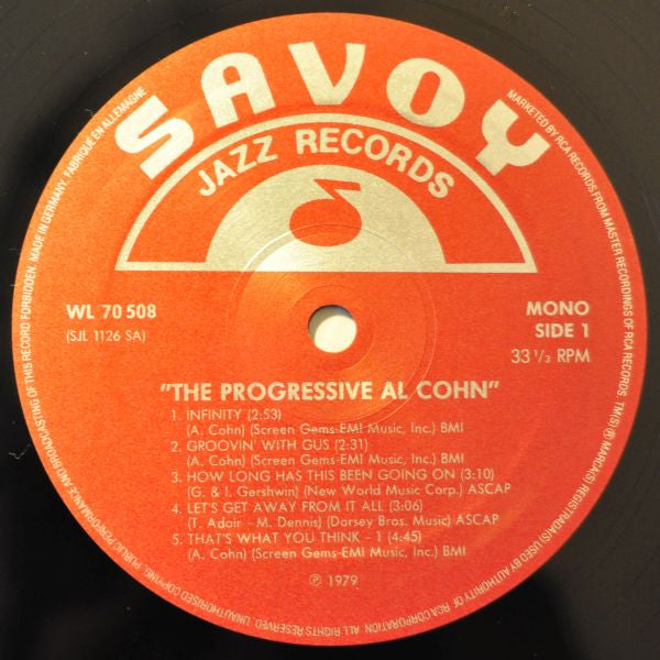 Al Cohn : The Progressive Al Cohn (LP, Album, RE)