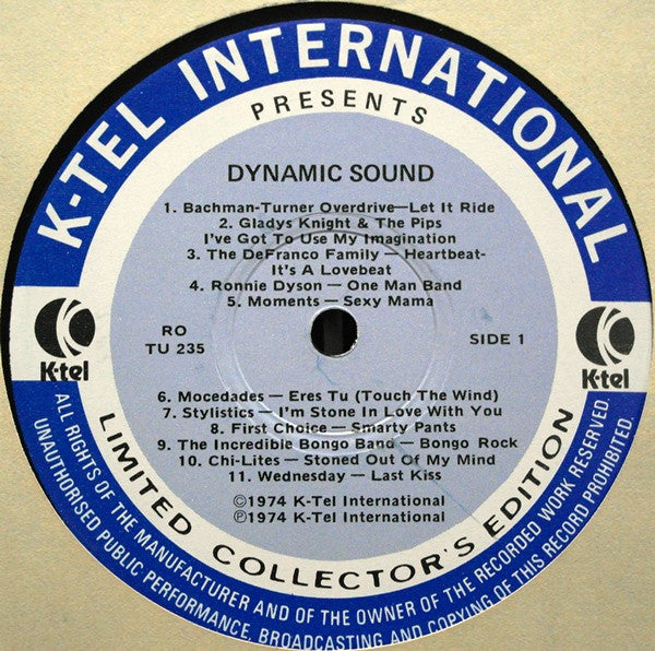 Various : Dynamic Sound (LP, Comp)